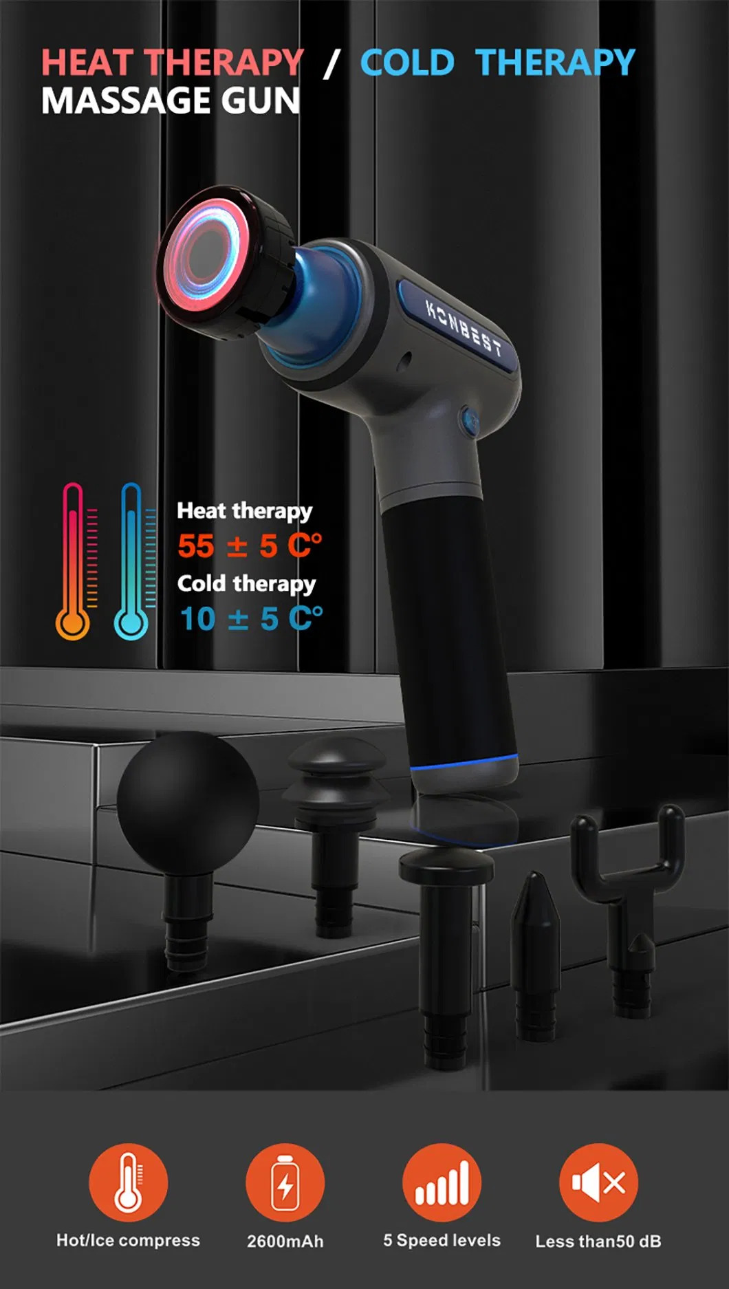 Massage Gun Detail 1