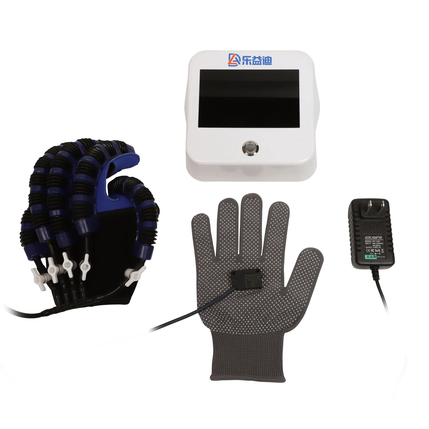 Elastic Hand Exercise Gloves for Rehabilitation-Compression Therapy for Stiff Fingers, Carpal Tunnel &amp; Tendon Injuries