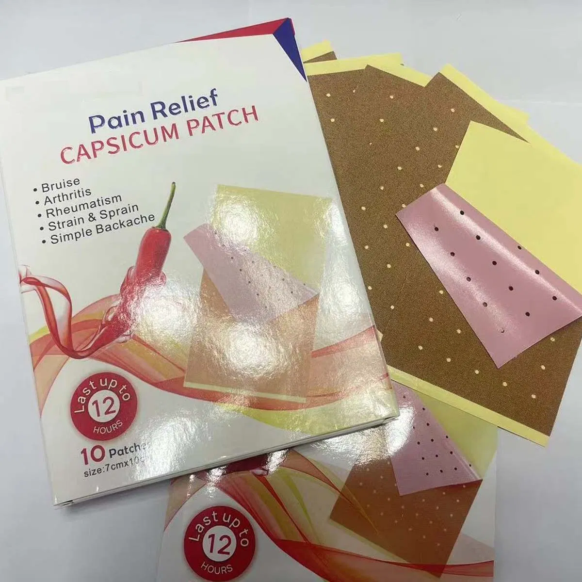 Heat Therapy Capsaicin Muscle Recovery Patch Set