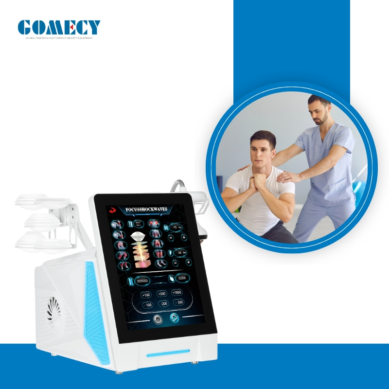 Focus Shockwave Therapy Device for Rehabilitation Clinics Sports Recovery and Pain Management