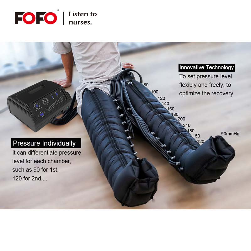 New! LCD Displayer Air Compression Therapy Machine System Leg Massager