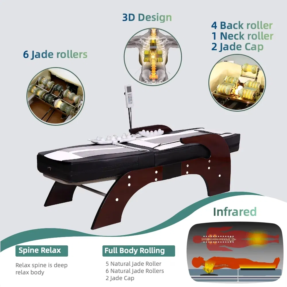 Korean Premium Heated Jade Massage Bed for Deep Tissue Recovery &amp; Circulation Improvement