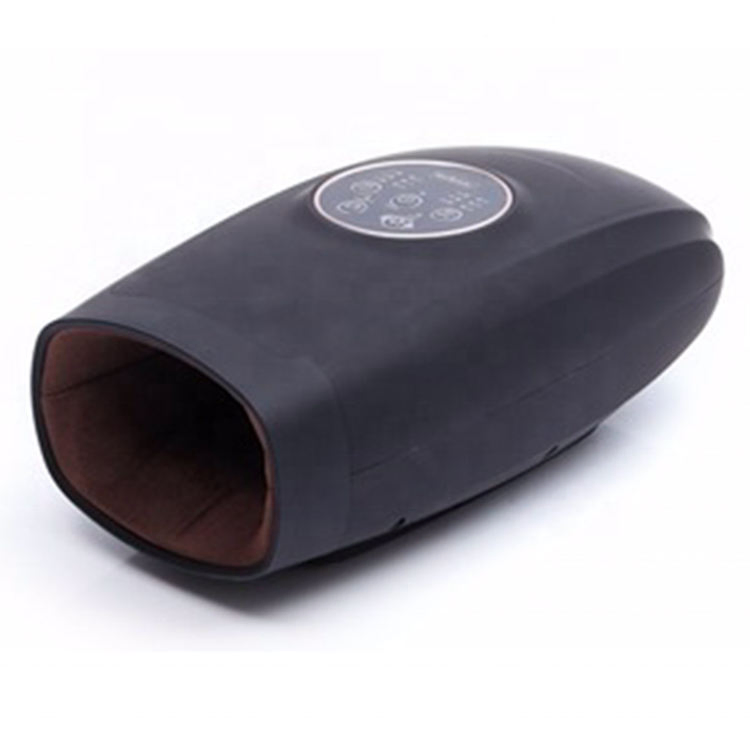 Electric Therapy Portable Acupressure Massage Products Hand Vibrating Rechargeable Electric Hand Massager with Heat Compression