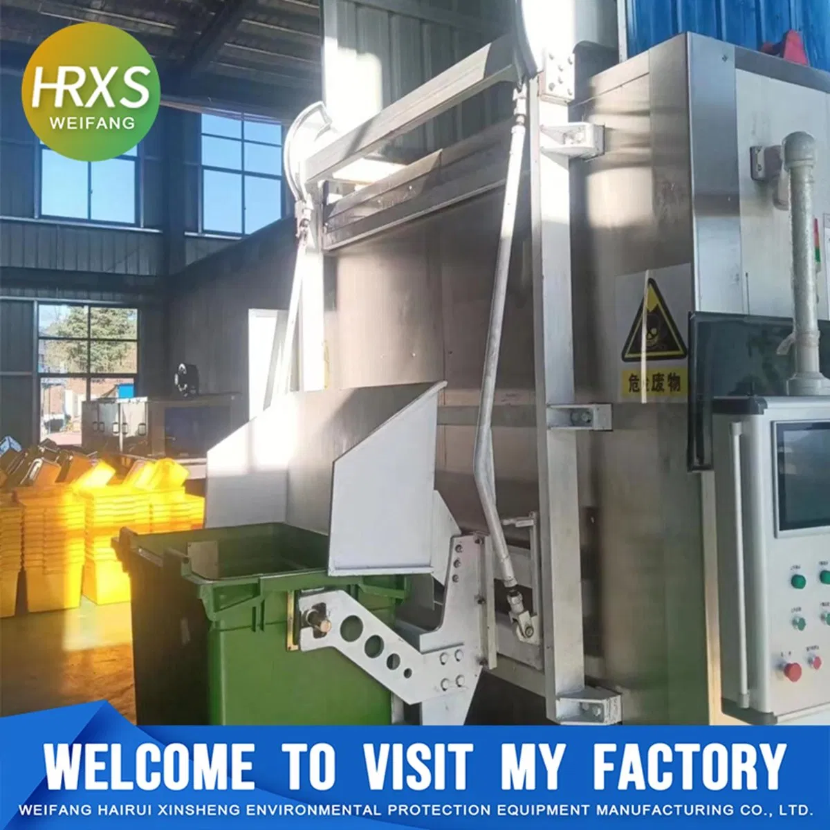 Hospital Laboratory Medical Waste Microwave Disinfection Processing Equipment