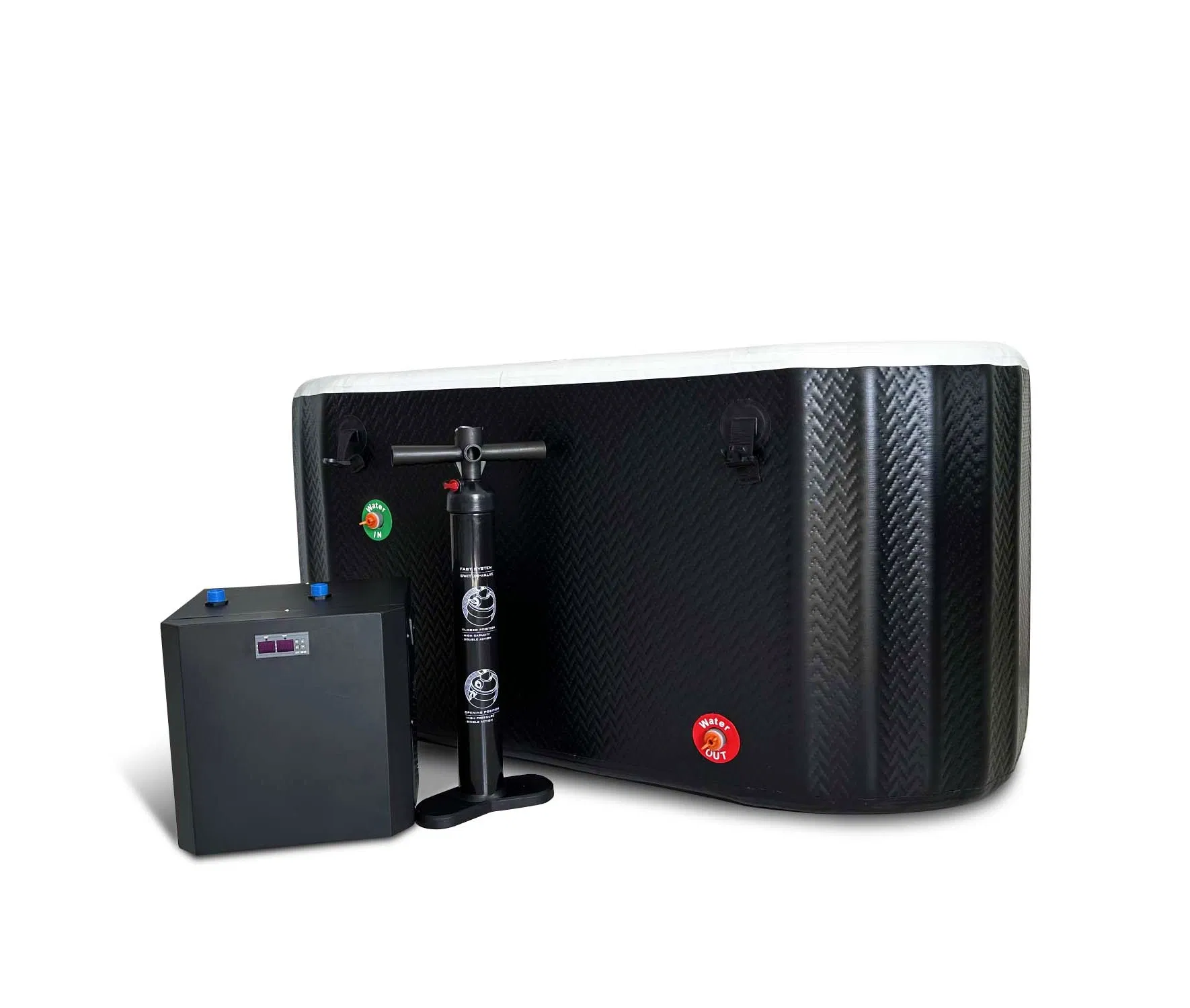 One Person Adults Commercial Cold Plunge Therapy Inflatable Portable Ice Bath Tub Pool Supports with Lid and Bag for Athletes Sports Recovery