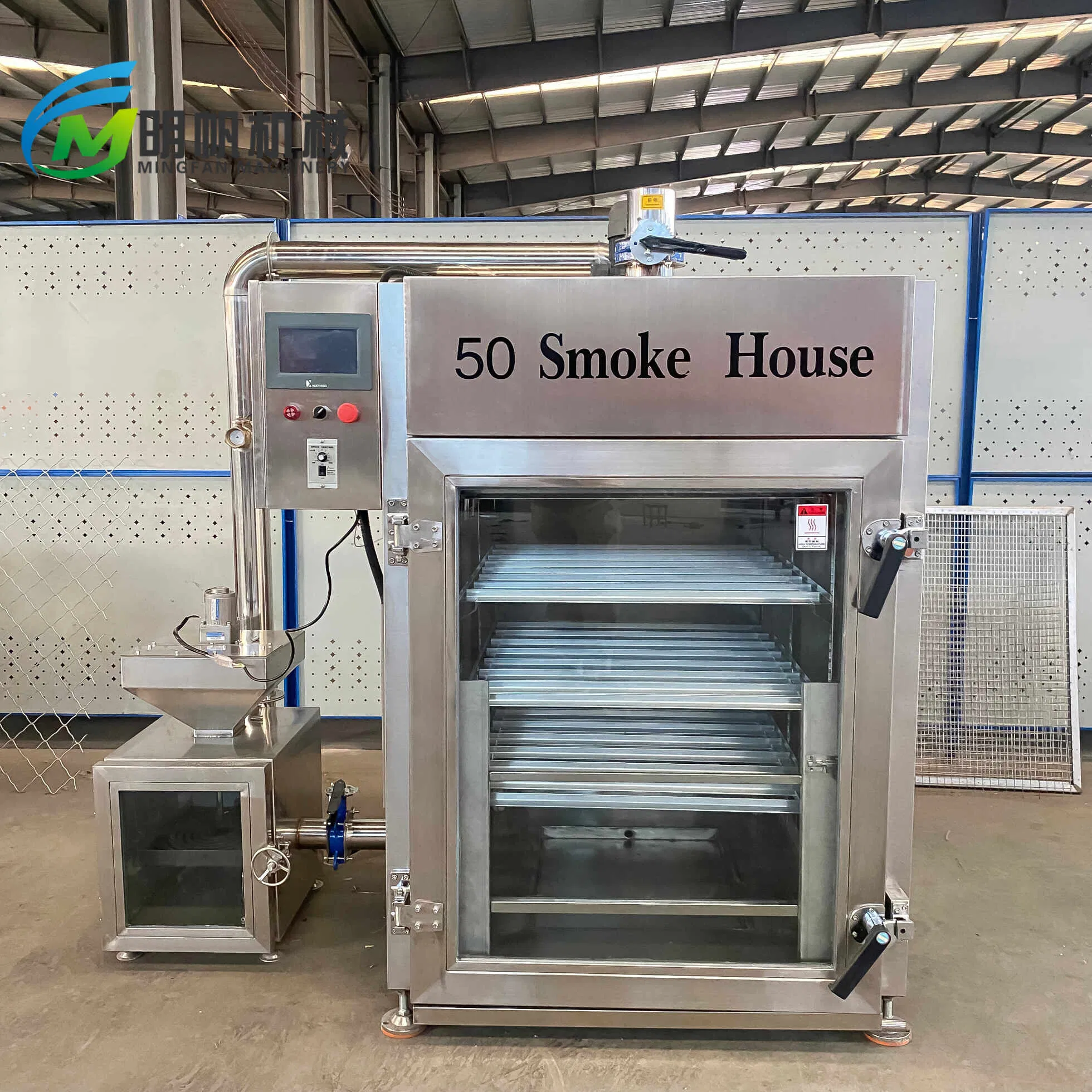 High Efficiency Food Safe Stainless Steel Electric Smoke Stove Meat Processing Machinery
