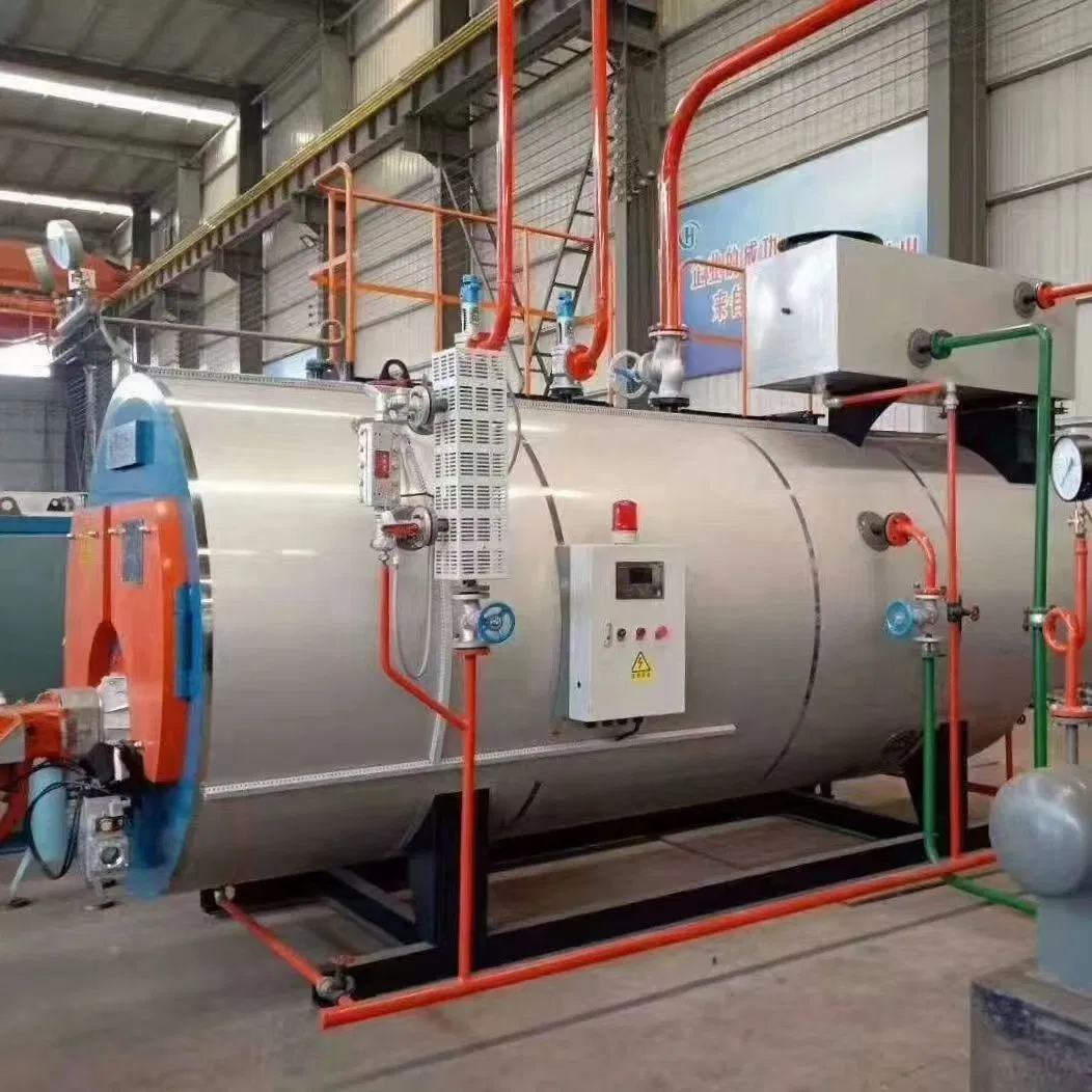 Full Automatic 500kg to 2000kg/Hr Fire Tube Steam Boiler (LPG, CNG, Diesel, Waste Oil &amp; Biomass) for Industrial Heating, Food Processing &amp; Factories