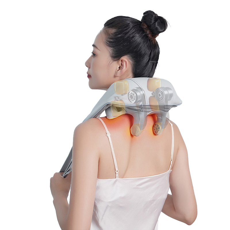 Portable Design Back Shoulder and Neck Massager Body Relaxing Smart Massage Shawl Shiatsu Back Neck Massager with Heat Therapy