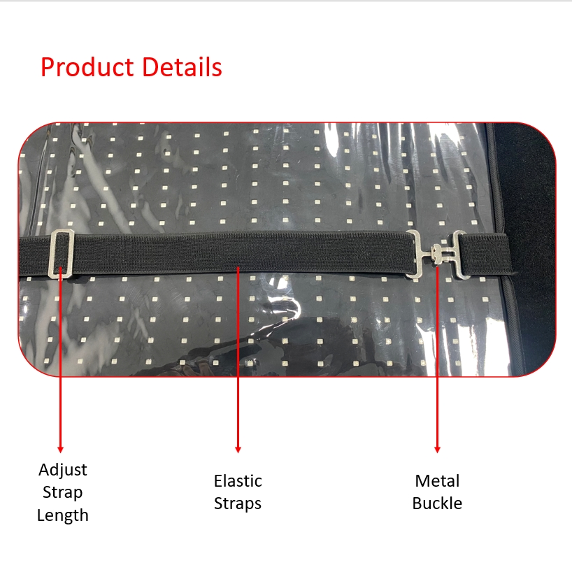 New Custom 115X90cm Near Infrared Red Light Therapy Horse Back Wrap Belt