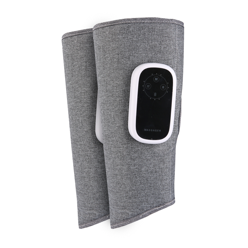 Upgraded Smart Timing Dual Calf Air Compression Massager with Heat for Circulation and Pain Relief Easy to Use Muscle Relaxation