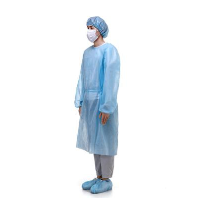 Disposable Reinforced SMMS Sterile Surgical Gown – Waterproof, Breathable, Non-Woven Medical Isolation Gown for Clinics &amp; Surgery