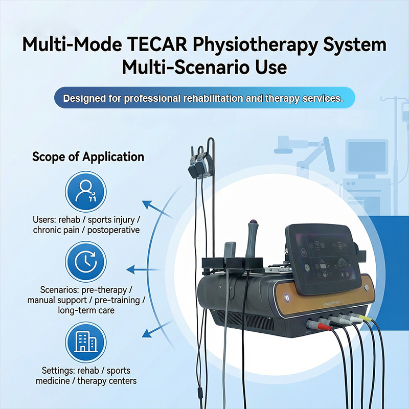 Tecar Physiotherapy Machine for Sports Recovery and Chronic Pain Care