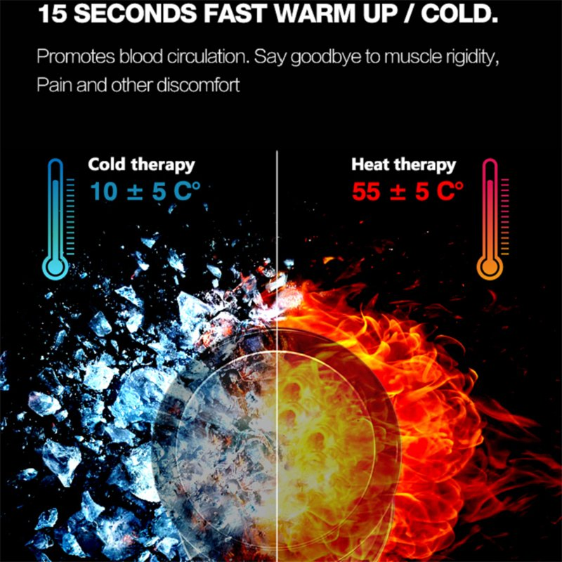 Dropshipping Vibration Heat Head Deep Tissue Percussion Muscle Body Therapy Hot Cold Massage Gun Manufacturer