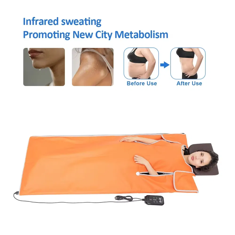 2024 Sauna Blanket Seabuckthorn Dehumidification Far Infrared Steaming Bag Beauty Salon Dehumidification Blanket