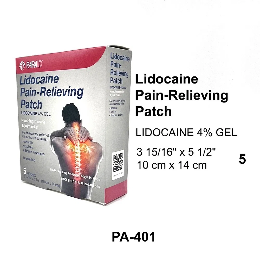 Safe PA-401 Hypoallergenic Foot Pain Relief Patch for Post-Exercise Recovery