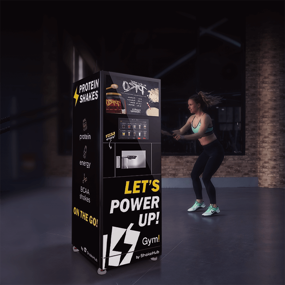 Instant Healthy Protein Vending Machine for Educational Facilities