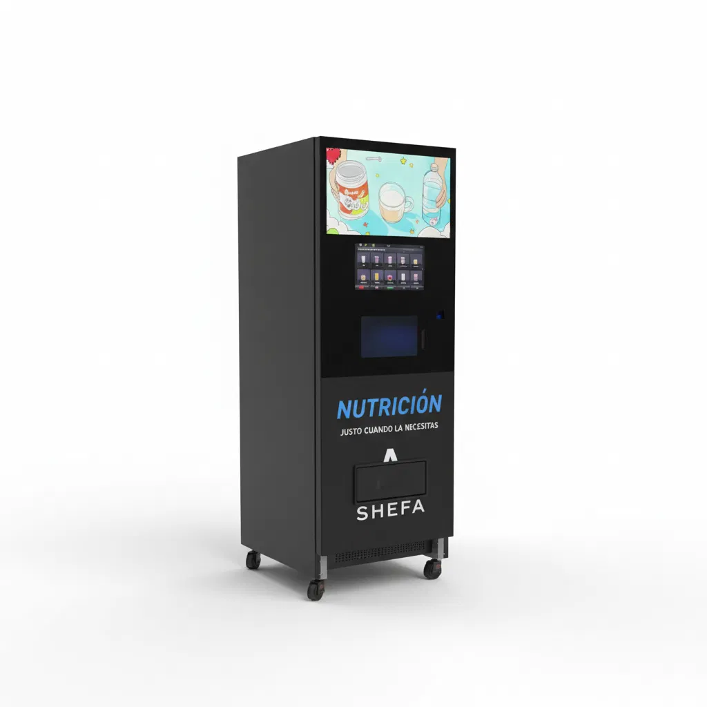 Portable Supplement Kiosk for Instant Health at Schools and Offices