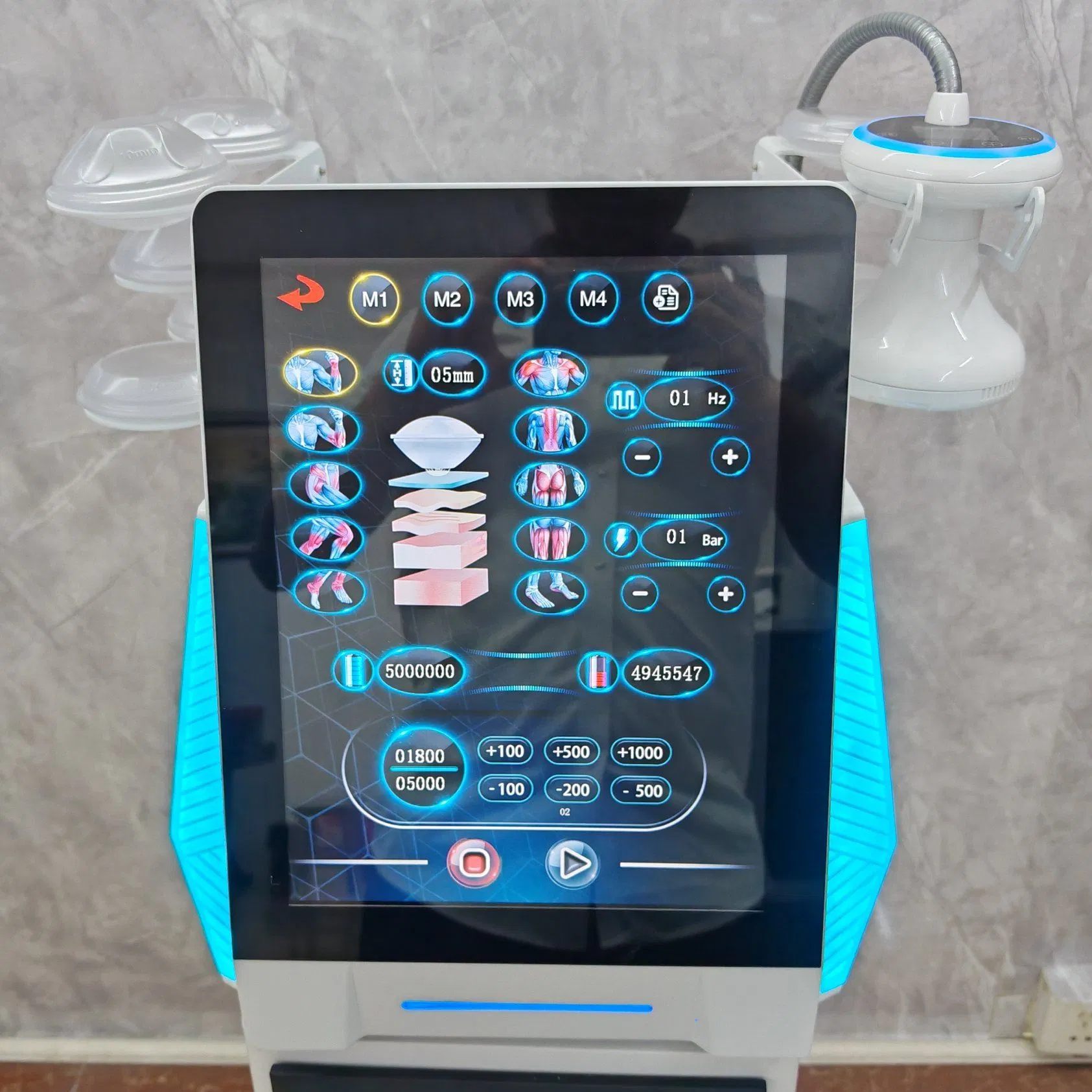 Pneumatic Focused Shockwave Therapy Plantar Fasciitis and Back Pain Management