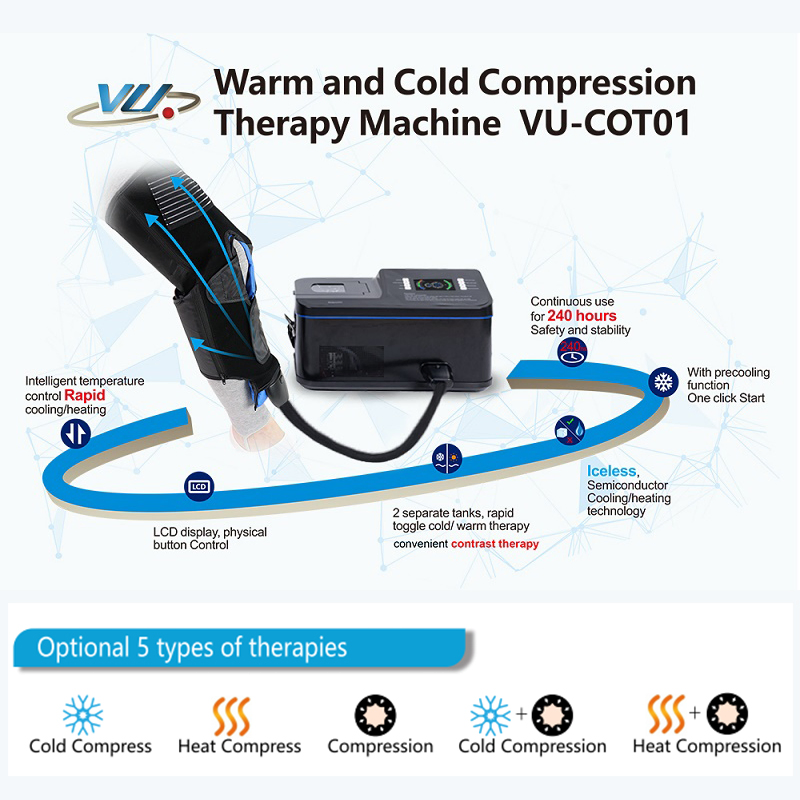 Surgery Recovery Iceless Rehabilitation Equipment Heat and Cold Compression Therapy System