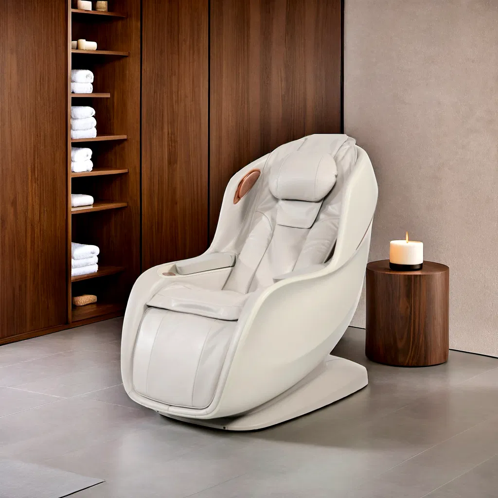 Deep Tissue Relief Recliner with Adjustable Armrest and Thermal Therapy for Neck Back Lumbar Thigh Calf Fatigue Relax Full Body Electric Massage Chair