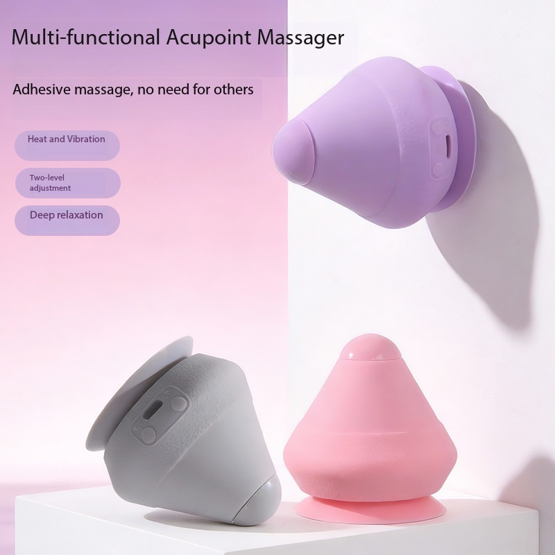 Manufacturer-Made Vibration-Absorbing Fascia Ball for Muscle Relaxation and Heat Therapy in Shoulders, Neck, and Waist Areas