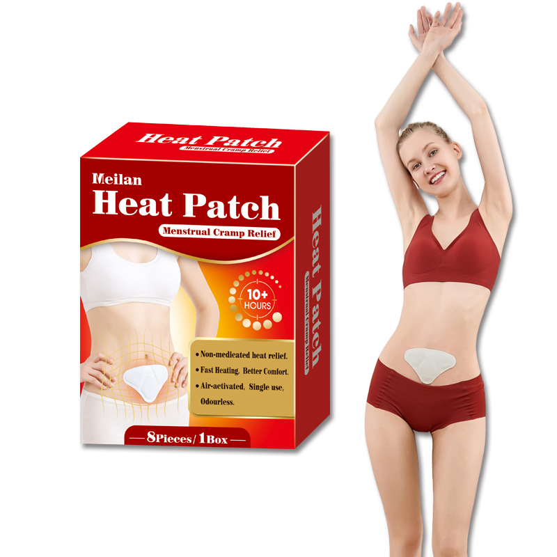 Integrated Design Bendable Multi Area Use Ergonomic Abdomen Pain Relief Patch