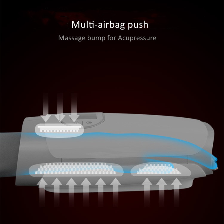 Portable Electric Air Compression Finger Arthritis Numbness Relief Muscle Relaxation Hand Massagers Machine with Heat for Arthritis and Carpal Tunnel