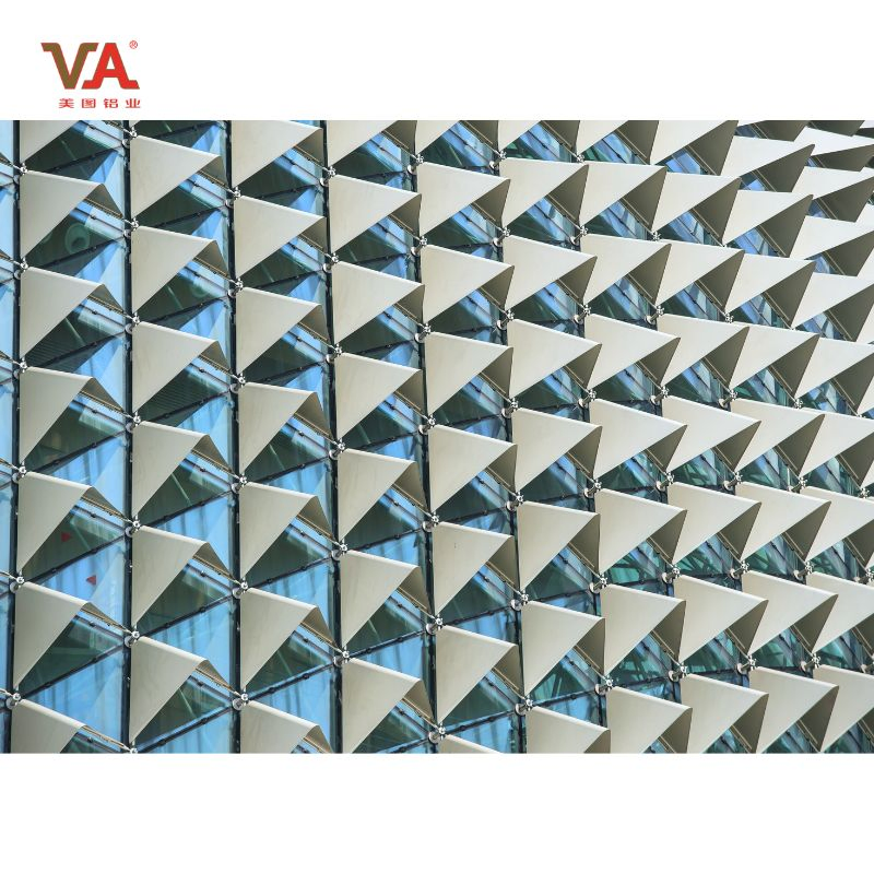 Curtain Wall Metal Wall Facade Modern Decorative Cladding Aluminum Perforated Facade Design