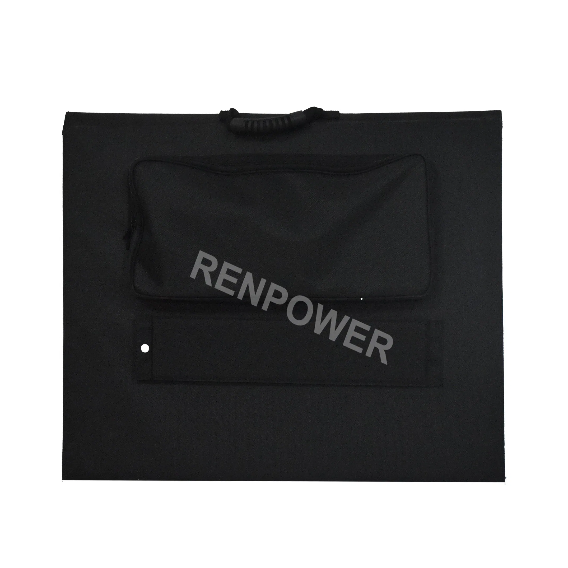 Black Mono High Efficiency Portable ETFE 200W Solar Blanket for Camping Hiking