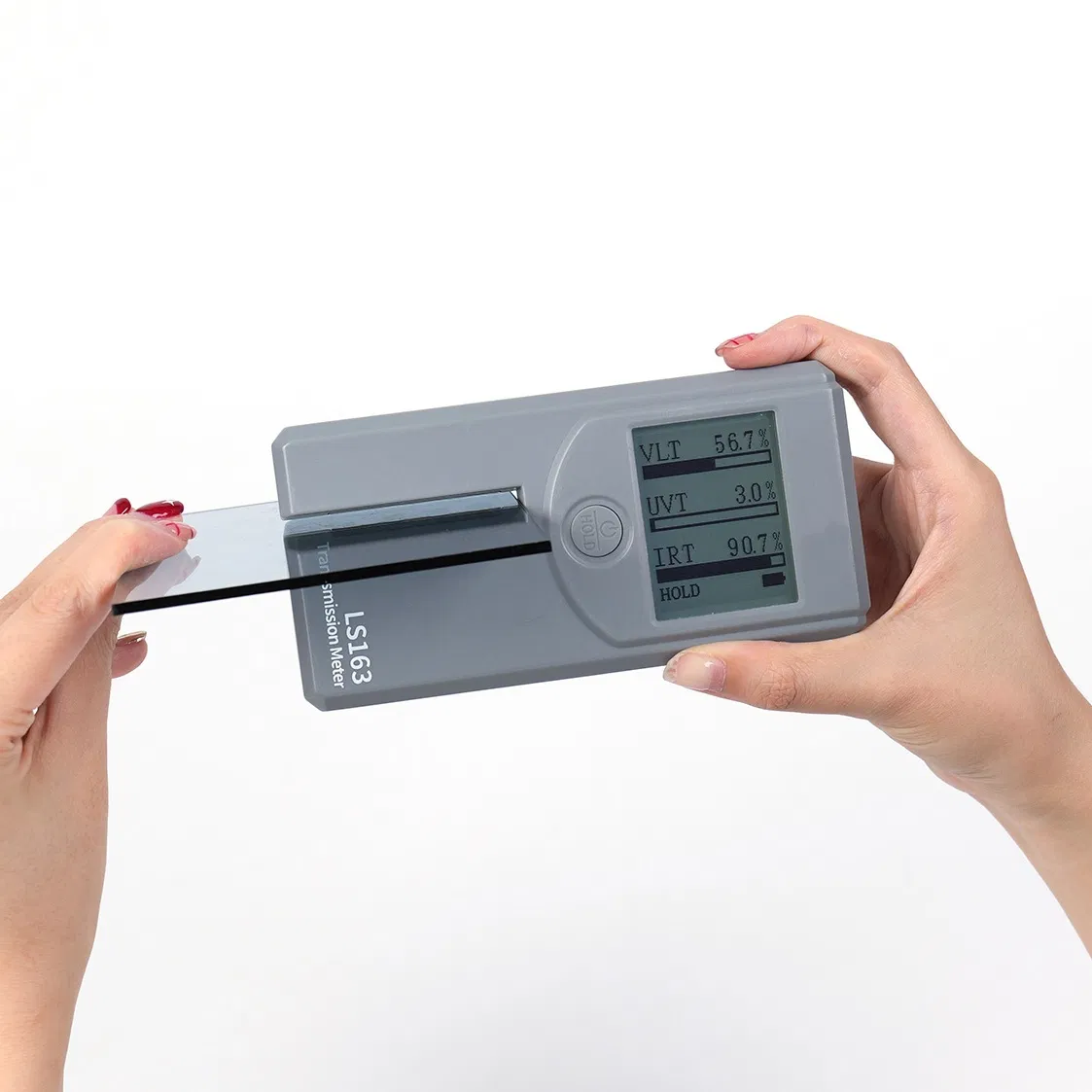 Ls163 Ls163A Portable Rotatable Screen Window Tint Film Tester Glass Car Window Tint Meter Solar Film Tester