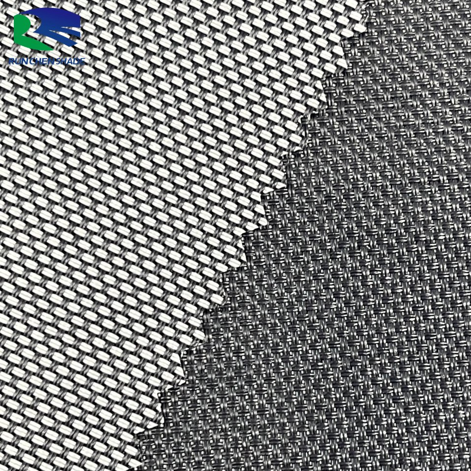 Modern Cheap Transparent Shadow Sunshine Textile PVC Roller Blinds