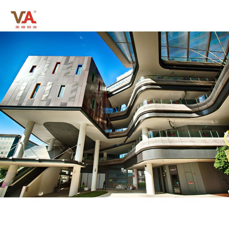 Shopping Mall Curtain Glass Window Wall European Standard Aluminium Building Facade Curtain Wall Facade Panel