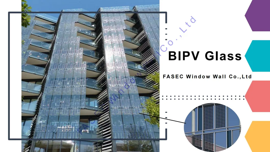 Custom Shaped BIPV Transparent Glass Solar Panel