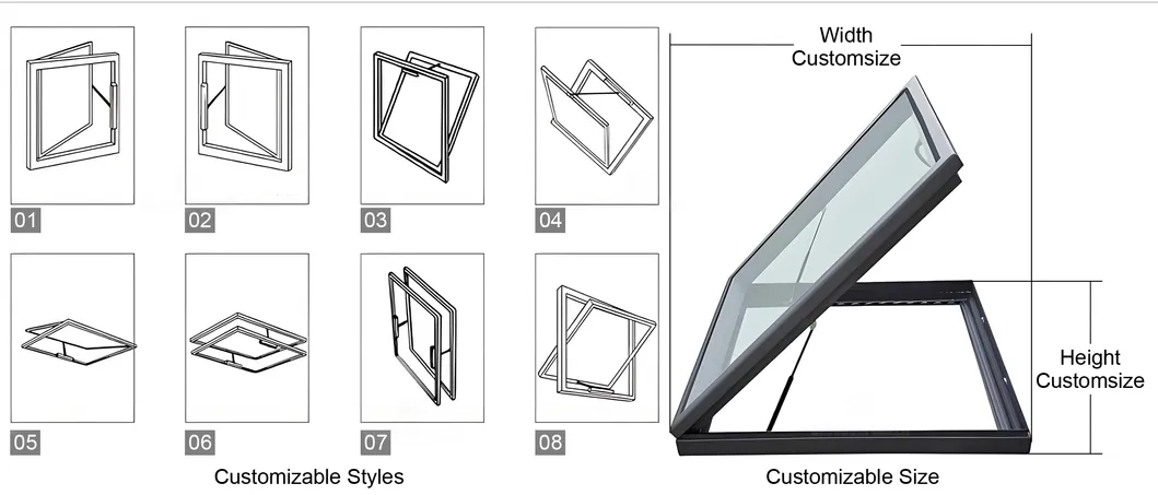 Customizable Skylight Size
