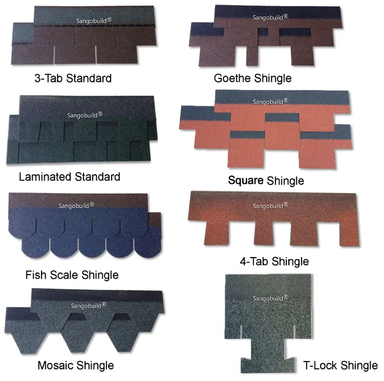 Asphalt Roofing Shingle Styles