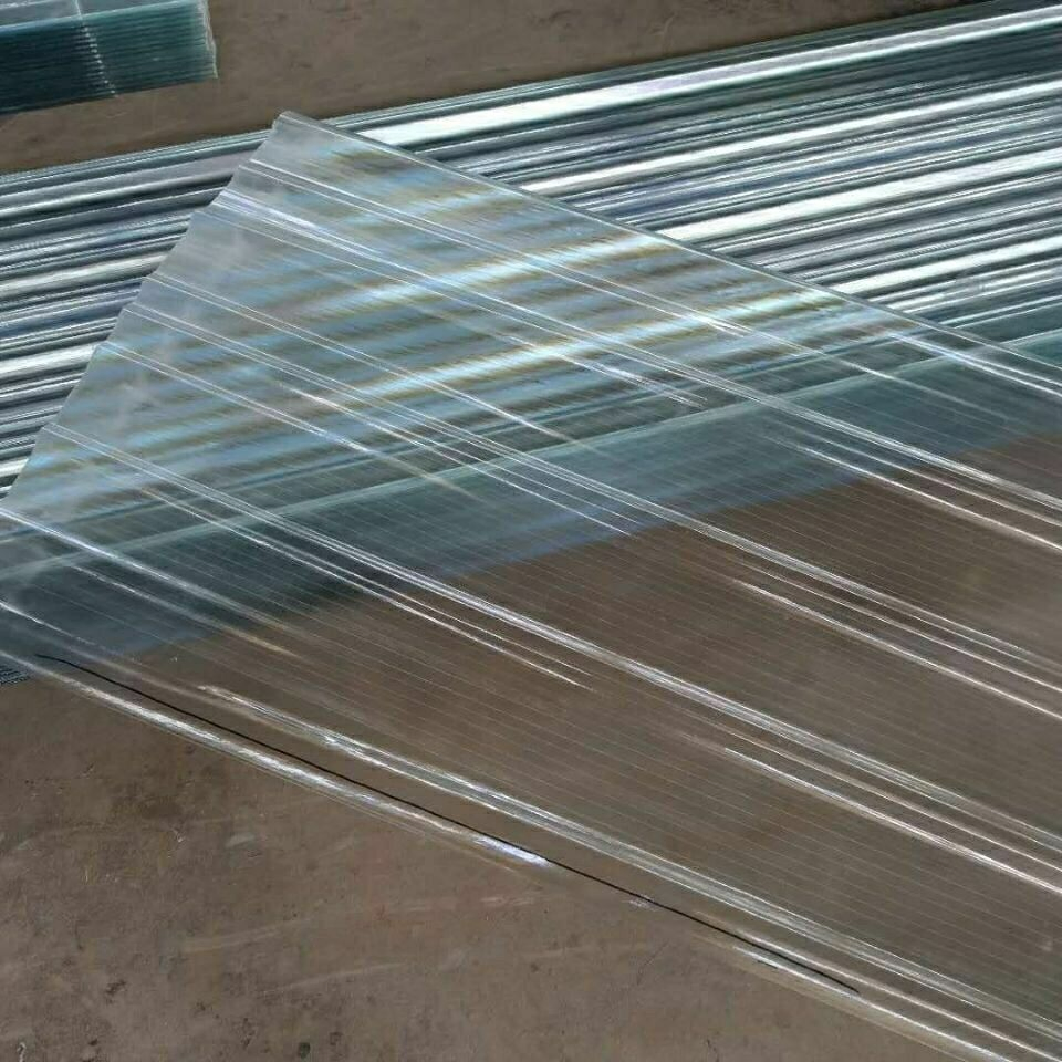Lightweight and High-Strength FRP Solar Panel Roof Tile Skylight Transparent Roofing Sheet for Greenhouse Building Material