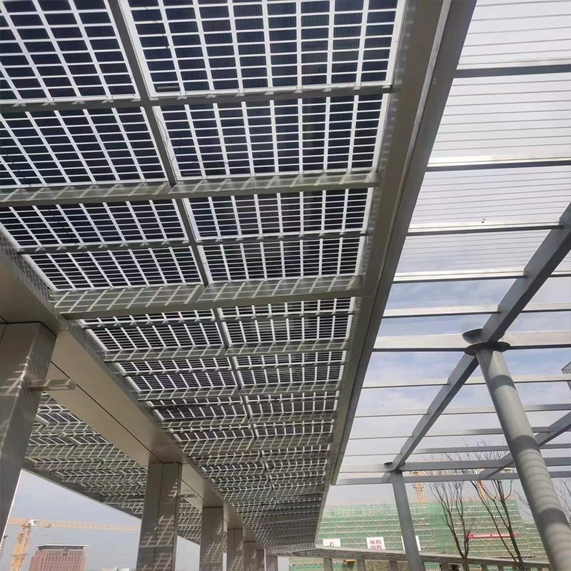 Custom Shaped BIPV Transparent Glass Solar Panel