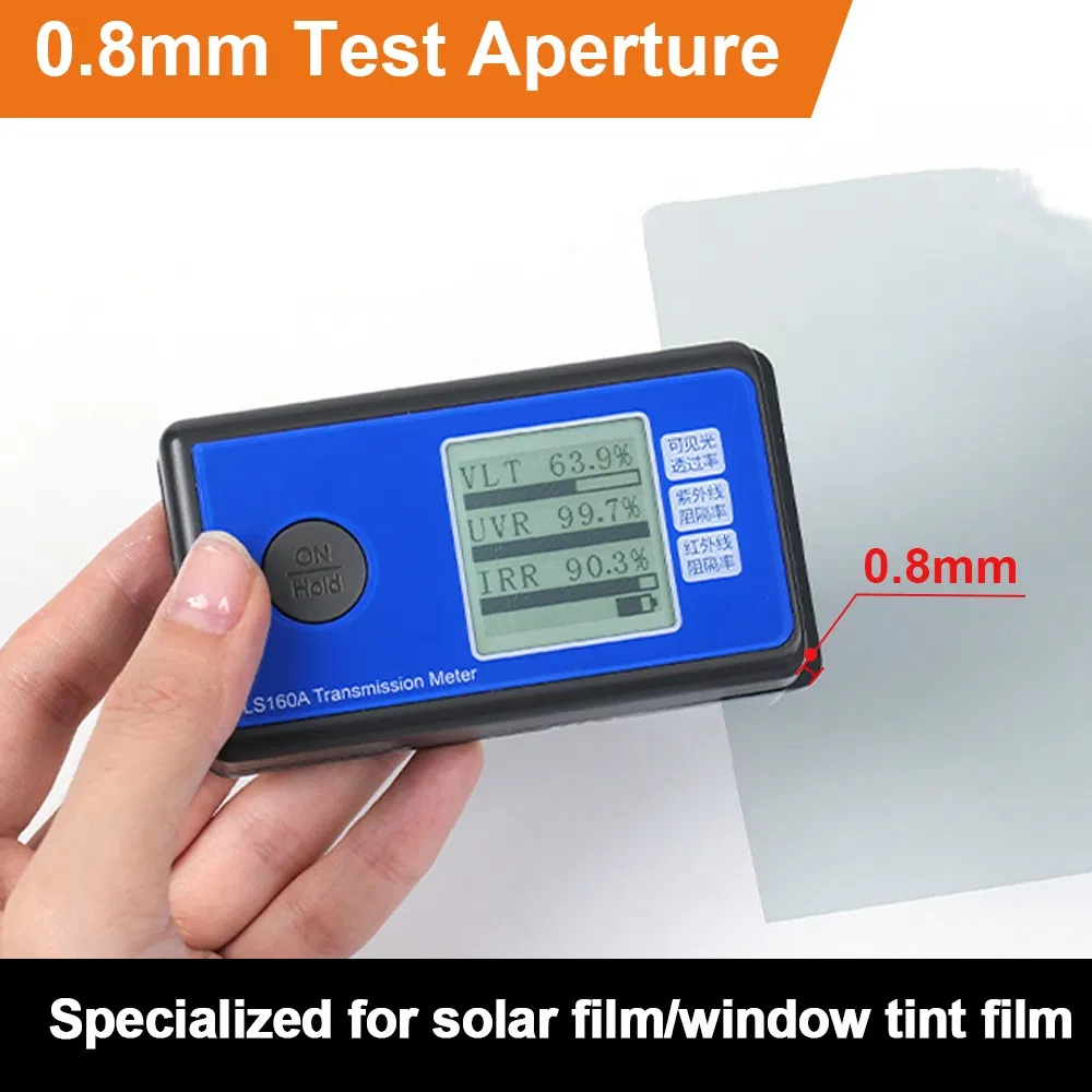 Ls160 Ls160A IR UV Rejection Portable Window Film Tint Checker Transmission Meter Solar Film Tester Window Tint Meter