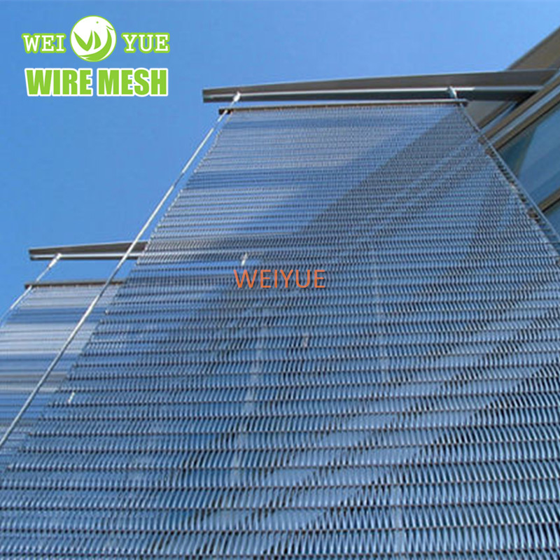 Decorative Stainless Steel Architectural Wire Mesh Metal Facade Mesh