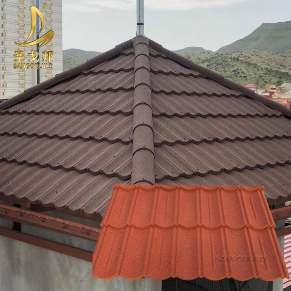 New Products Photovoltaic Solar Roof Tiles Aluminium Zinc Steel Panel Lightweight Materials Stone Coated Roof Tiles
