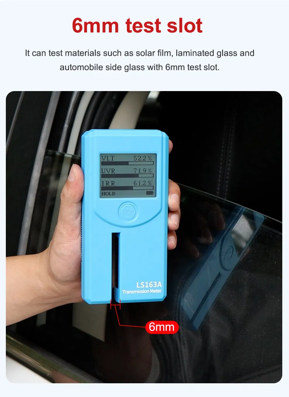 Portable Film Tester Display