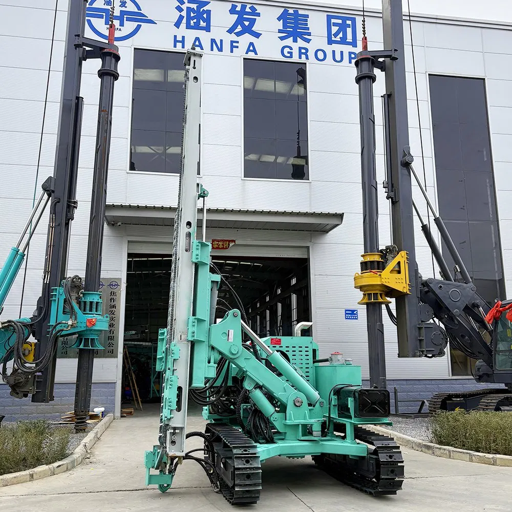 Power Truck Mounted Crawler Portable Small Equipment Ground Core Solar Machine Rock Bits Panel Installation Water Well Drilling Rig Photovoltaic Pile Driver