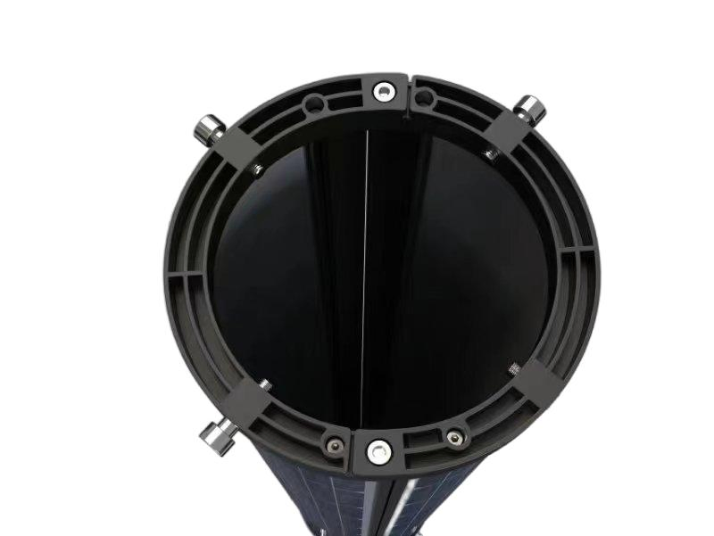 Curved 110W 220W 330W 440W Solar Street Light Pole Sunpower Cell Integrated Solar Panel