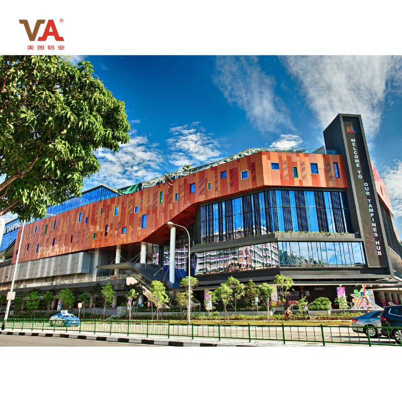 Shopping Mall Curtain Glass Window Wall European Standard Aluminium Building Facade Curtain Wall Facade Panel
