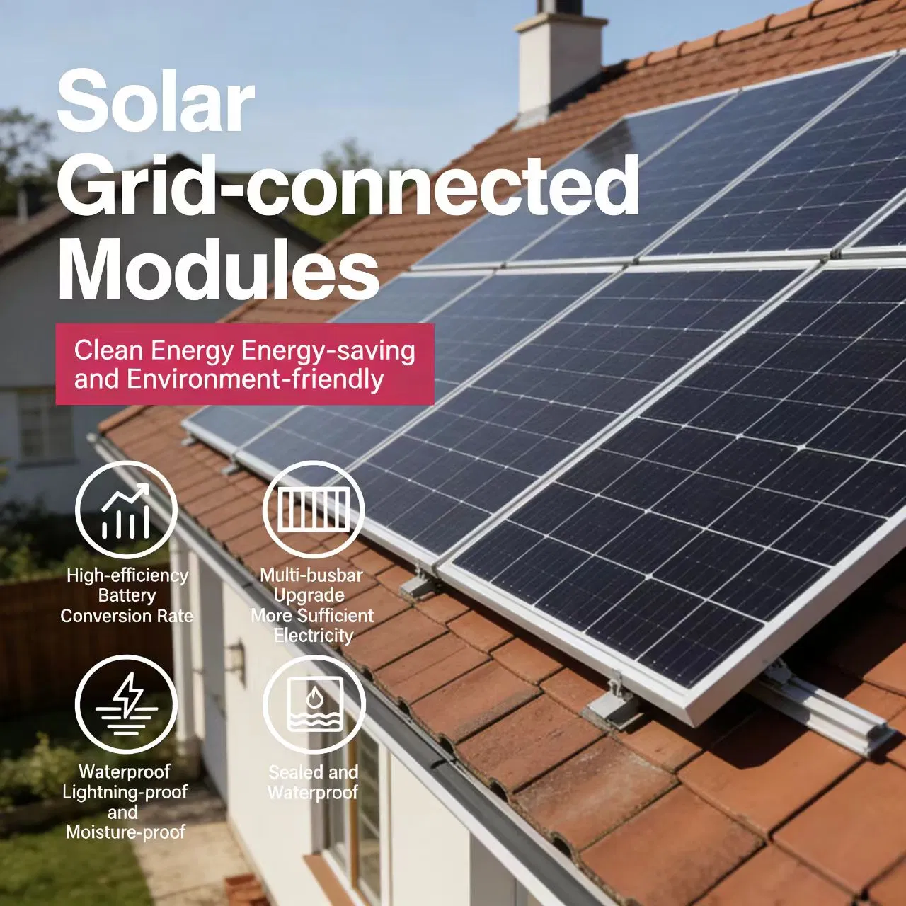 Durable Solar Photovoltaic Panels for Residential Rooftop Installations