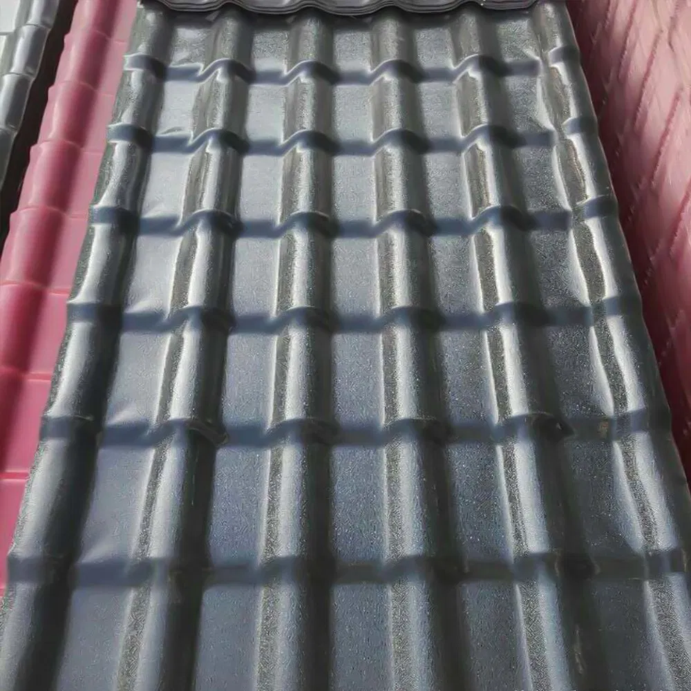 Wholesale Waterproof Roofing Material ASA PVC Synthetic Resin Roma Roofing Sheets Lightweight Solar Roof Tile