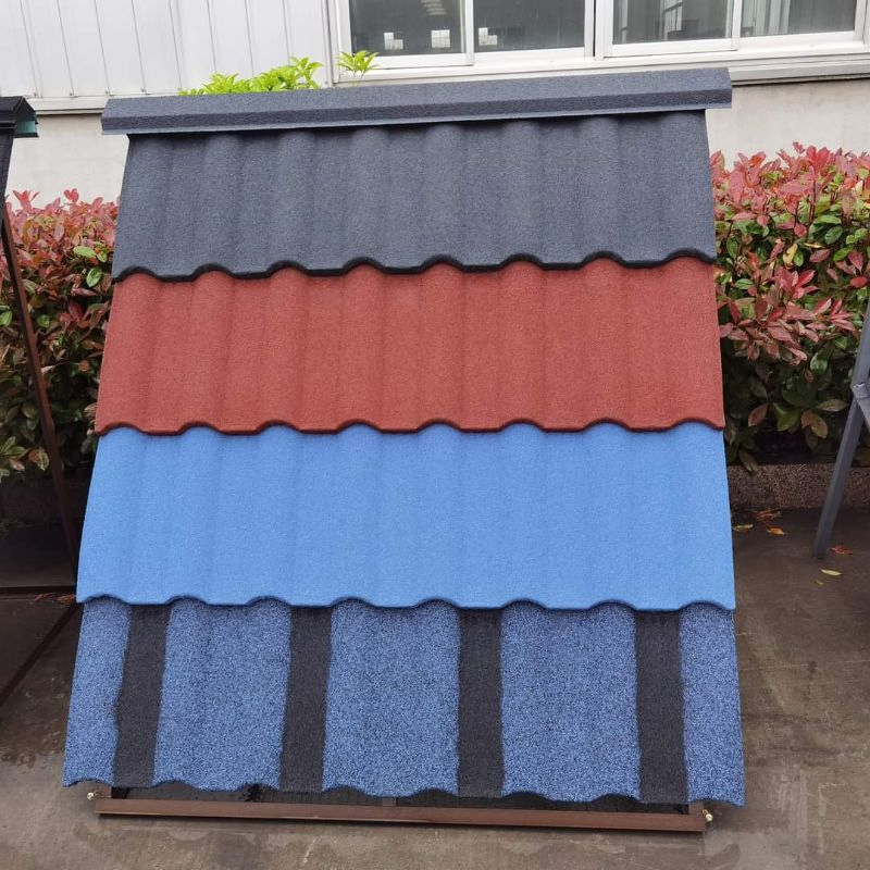 Color Stone Coated Galvalume PVC Solar Roof Tiles Factory Whosale Price Decorative Sheet