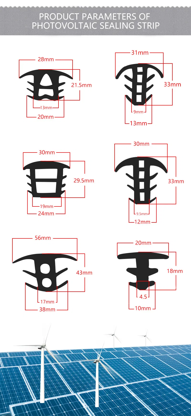 Sealing Strip Detail