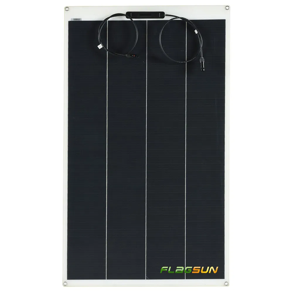 Portable Semi Thin Film Solar Panels Bendable Flexible PV Moudle for RV, Yachts, Marine Power Supply