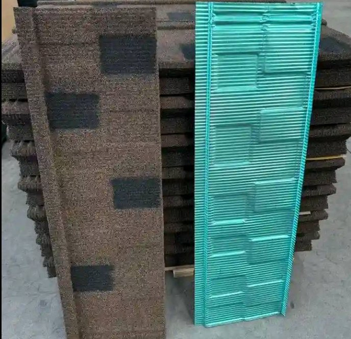 Color Stone Coated Galvalume PVC Solar Roof Tiles Factory Whosale Price Decorative Sheet